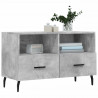 Szafka pod TV, szarość betonu, 80x36x50 cm