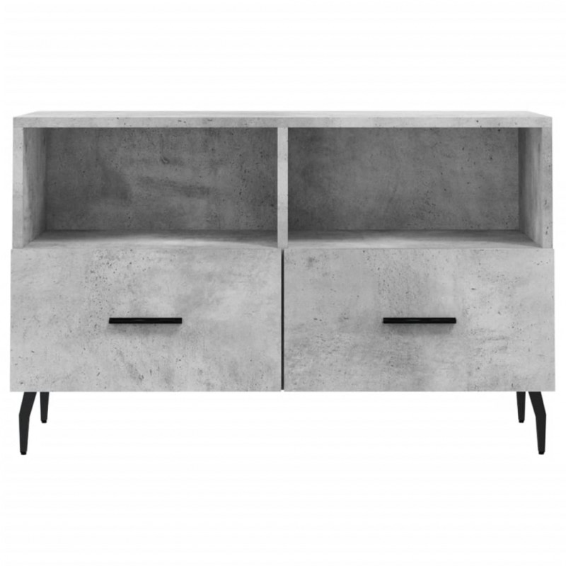 Szafka pod TV, szarość betonu, 80x36x50 cm