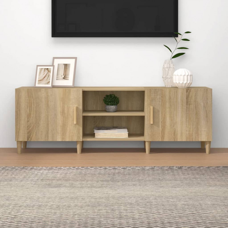 Szafka pod telewizor, dąb sonoma, 150x30x50 cm