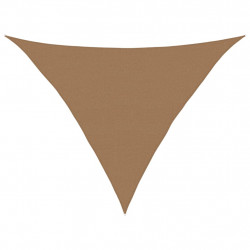 Żagiel przeciwsłoneczny, 160 g/m², kolor taupe, 5x5x6 m, HDPE