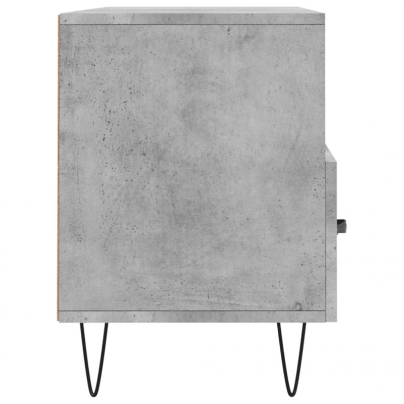Szafka pod telewizor, szarość betonu, 102x36x50 cm