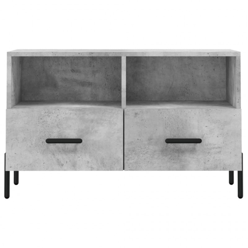 Szafka pod TV, szarość betonu, 80x36x50 cm