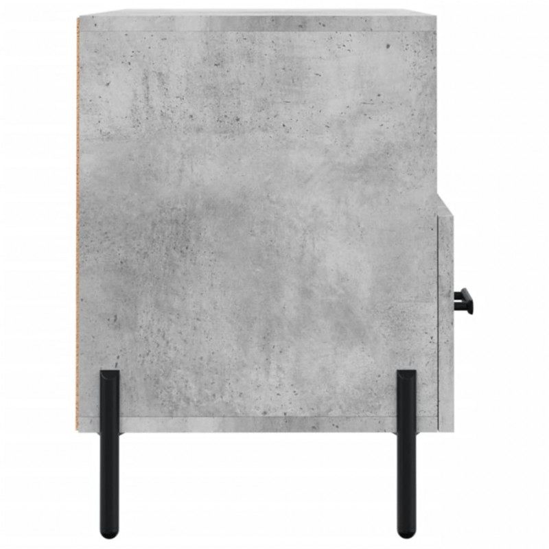 Szafka pod TV, szarość betonu, 80x36x50 cm