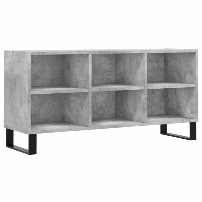 Szafka pod TV, szarość betonu, 103,5x30x50 cm
