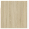 Wiszące szafki TV, 2 szt., biel i dąb sonoma, 30,5x30x30 cm