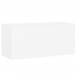 Szafka pod umywalkę, biała, 100x38,5x45 cm