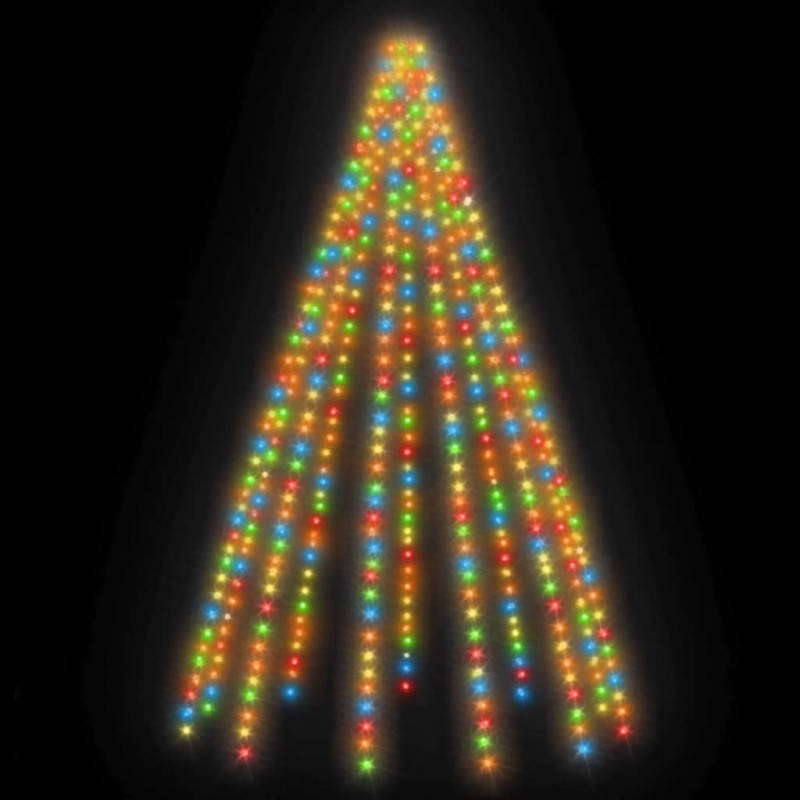 Lampki na choinkę, 500 kolorowych LED, 500 cm, wewn./zewn.