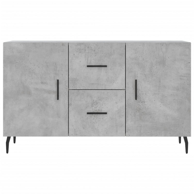 Komoda, szarość betonu, 100x36x60 cm, materiał drewnopochodny