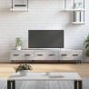 Szafka pod telewizor, szarość betonu, 150x36x30 cm