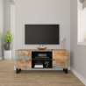Szafka pod telewizor, 105x33x46 cm, lite drewno odzyskane