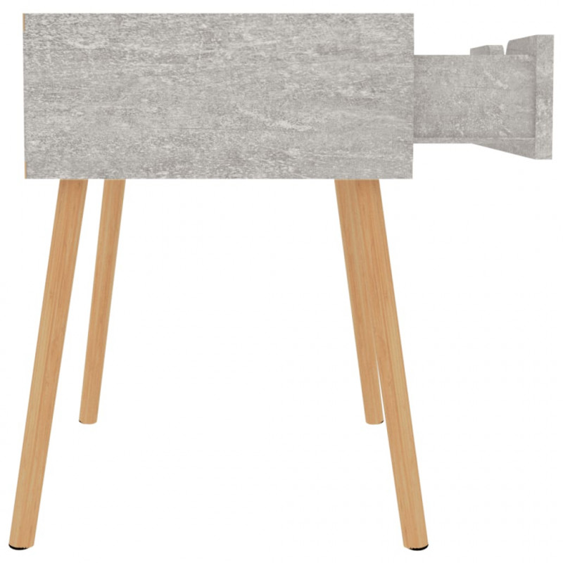 Szafka nocna, betonowy szary, 40x40x56 cm
