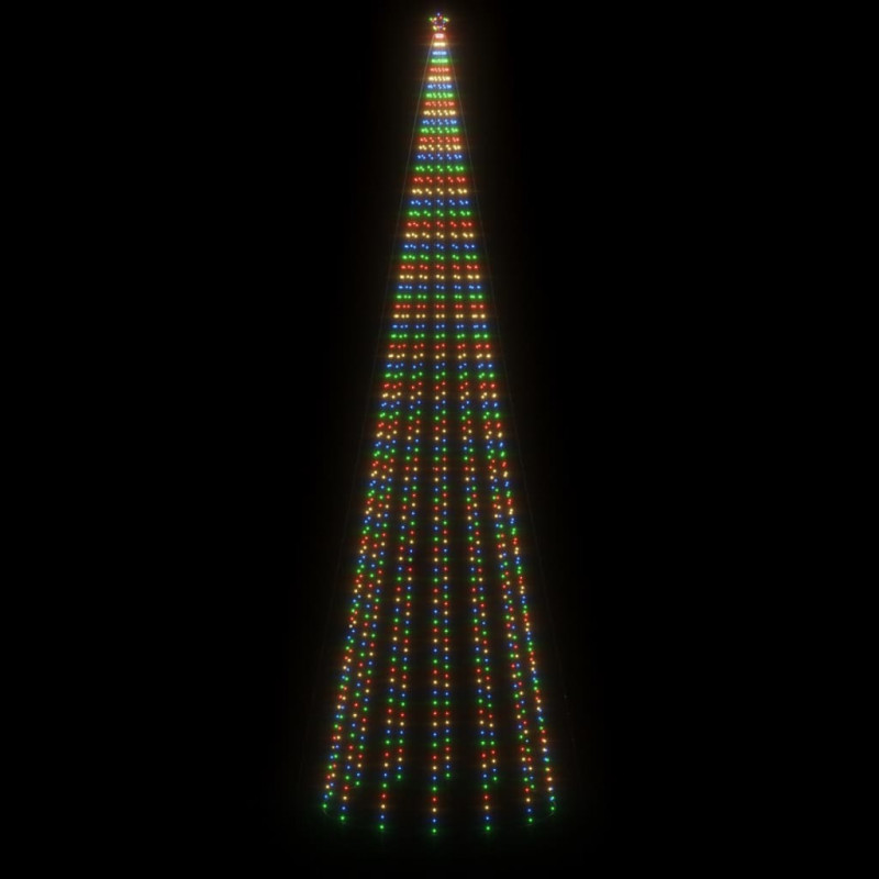 Choinka z kołkiem gruntowym, 1134 kolorowe LED, 800 cm