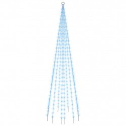 Choinka do montażu na maszcie, 310 niebieskich LED, 300 cm