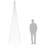 Choinka do montażu na maszcie, 310 niebieskich LED, 300 cm