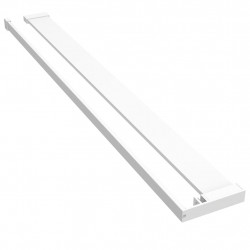 Półka ścienna do prysznica typu walk-in, biała, 100 cm
