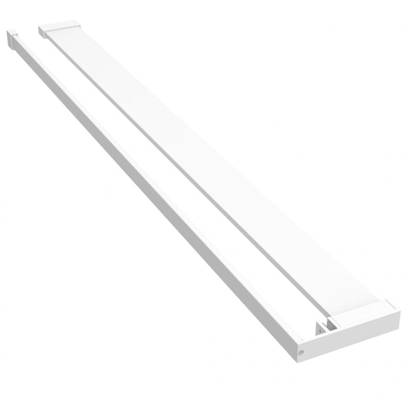 Półka ścienna do prysznica typu walk-in, biała, 100 cm