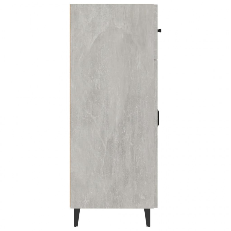Szafka, szarość betonu, 69,5x34x90 cm, materiał drewnopochodny