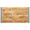 Stolik kawowy, 110x60x40 cm, surowe drewno mango