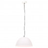 Industrialna lampa wisząca, 25 W, biała, okrągła, 41 cm, E27