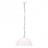 Industrialna lampa wisząca, 25 W, biała, okrągła, 41 cm, E27