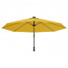 Ścienny parasol ogrodowy, żółty, 290 cm
