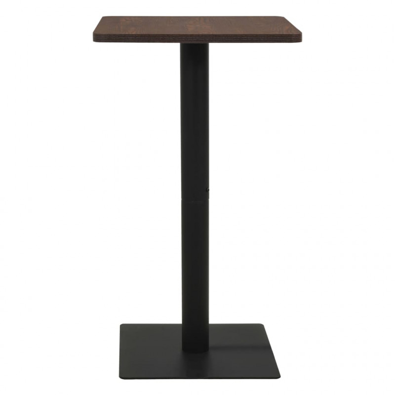 Stolik bistro, ciemny jesion, 50x50x107 cm