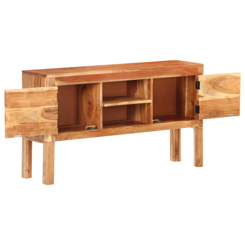 Szafka, 116x30x66 cm, lite drewno akacjowe
