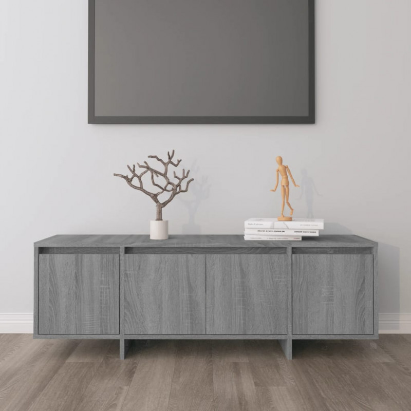 Szafka pod TV, szary dąb sonoma, 120x30x40,5 cm