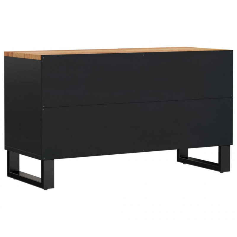 Szafka RTV, 80x33x46 cm, akacja i materiał drewnopochodny