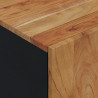 Szafka RTV, 80x33x46 cm, akacja i materiał drewnopochodny