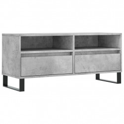 Szafka pod TV, szarość betonu, 100x34,5x44,5 cm