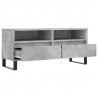 Szafka pod TV, szarość betonu, 100x34,5x44,5 cm