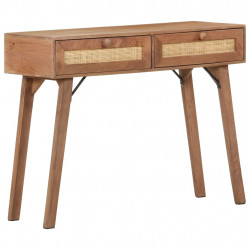 Stolik konsolowy, 100 x 35 x 76 cm, lite drewno mango