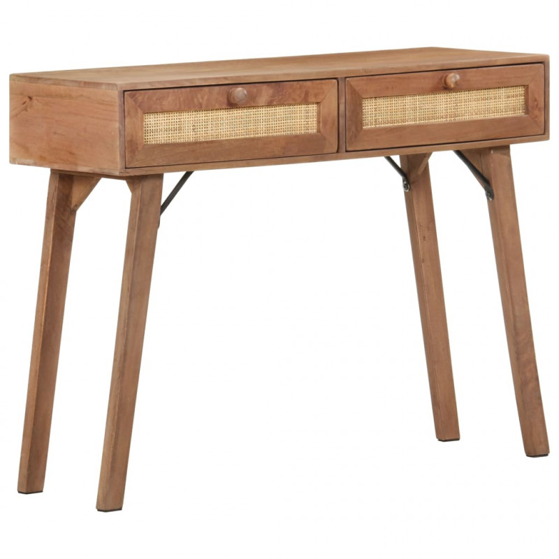 Stolik konsolowy, 100 x 35 x 76 cm, lite drewno mango