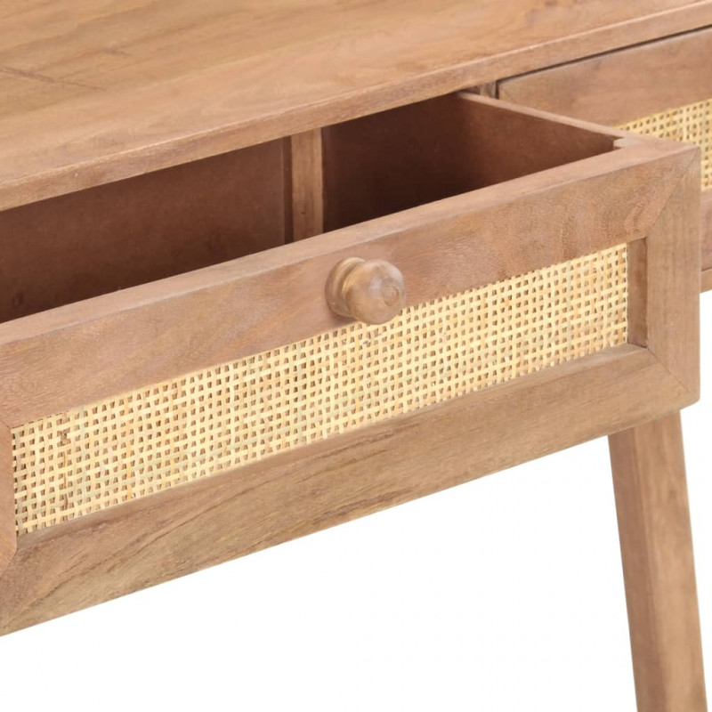 Stolik konsolowy, 100 x 35 x 76 cm, lite drewno mango
