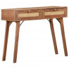 Stolik konsolowy, 100 x 35 x 76 cm, lite drewno mango