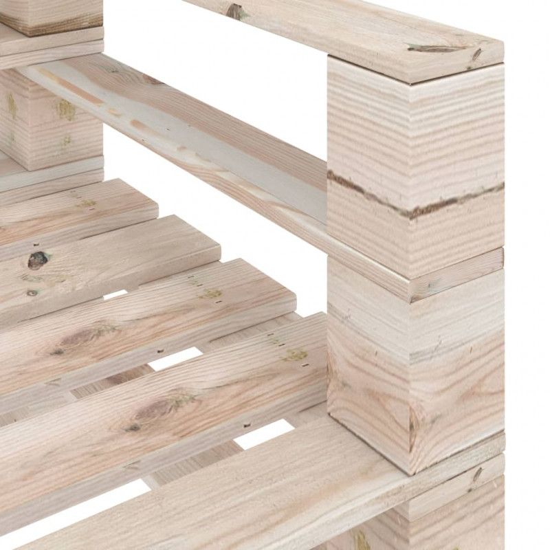 Ogrodowa sofa z palet, impregnowane drewno sosnowe