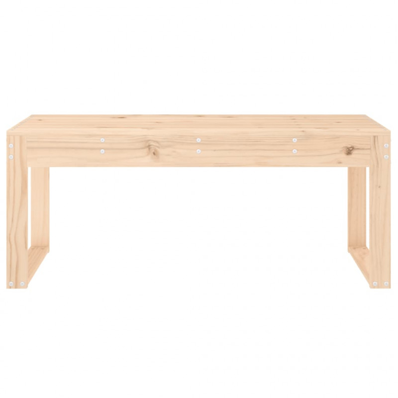 Ławka ogrodowa, 110x38x45 cm, lite drewno sosnowe
