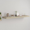 Półka ścienna, kolor dębowy, 90x23,5x3,8 cm, MDF