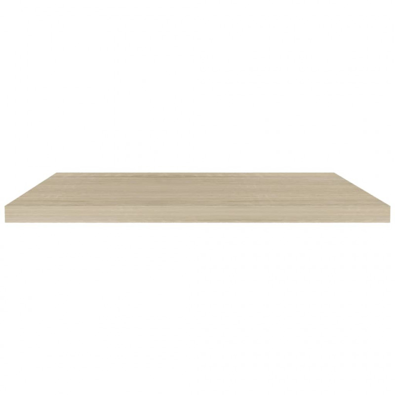 Półka ścienna, kolor dębowy, 90x23,5x3,8 cm, MDF