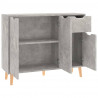Szafka, szarość betonu, 90x30x72 cm, materiał drewnopochodny