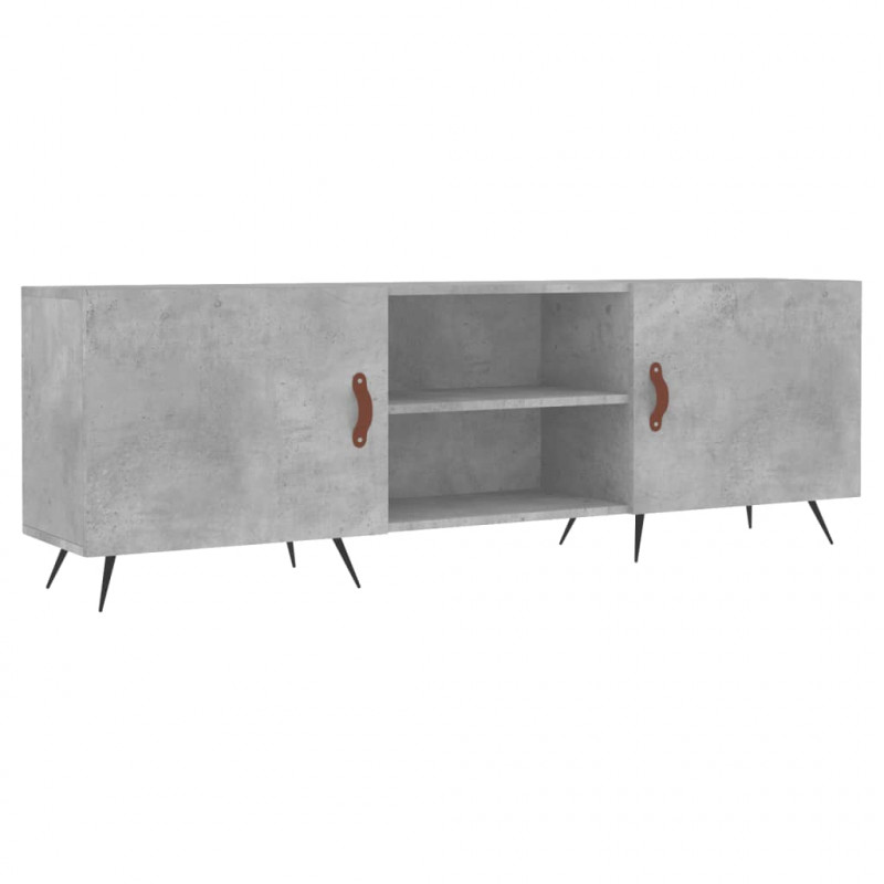 Szafka pod TV, szarość betonu, 150x30x50 cm