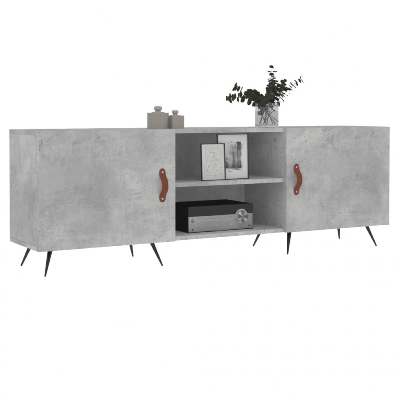 Szafka pod TV, szarość betonu, 150x30x50 cm