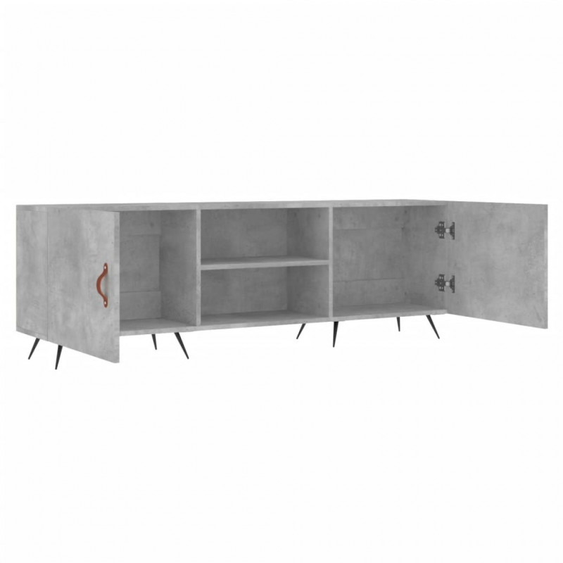 Szafka pod TV, szarość betonu, 150x30x50 cm