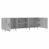 Szafka pod TV, szarość betonu, 150x30x50 cm