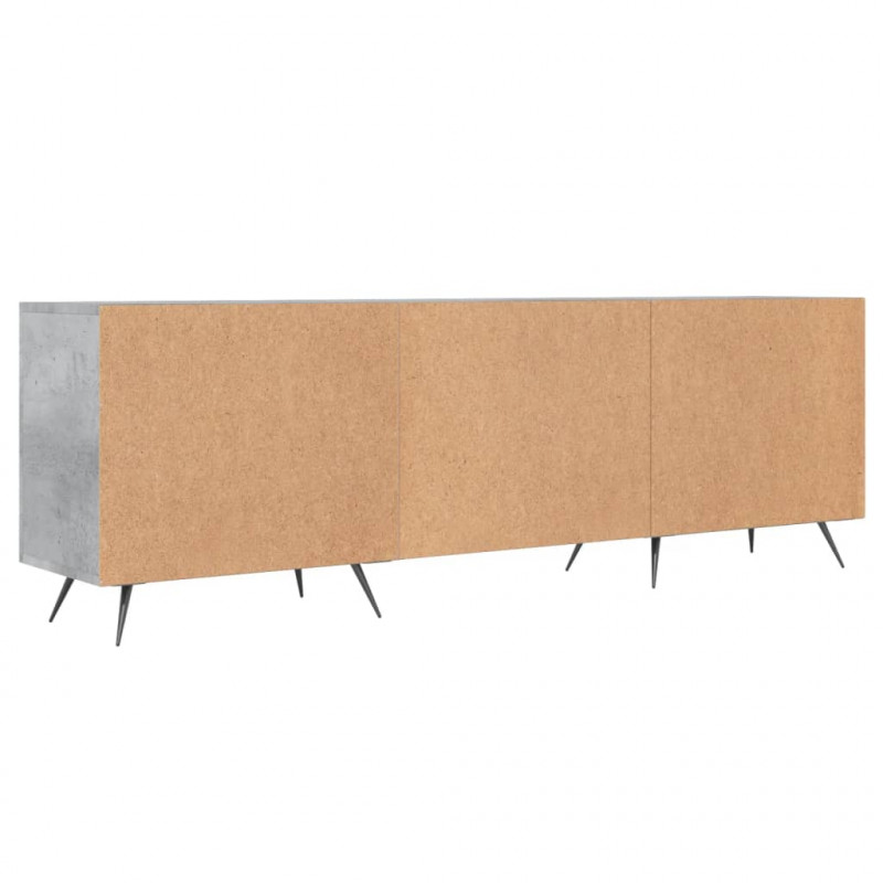 Szafka pod TV, szarość betonu, 150x30x50 cm