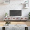 Szafka pod TV, szarość betonu, 150x36x30 cm