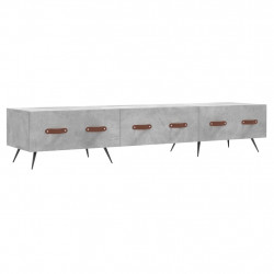 Szafka pod TV, szarość betonu, 150x36x30 cm