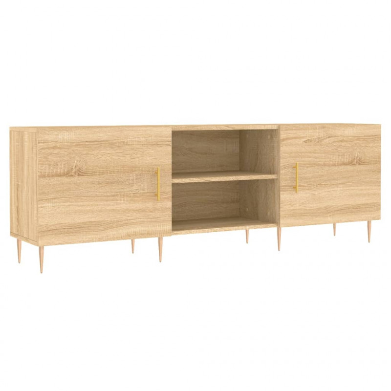 Szafka TV, dąb sonoma, 150x30x50 cm, materiał drewnopochodny