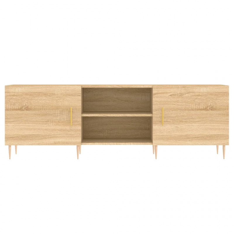 Szafka TV, dąb sonoma, 150x30x50 cm, materiał drewnopochodny